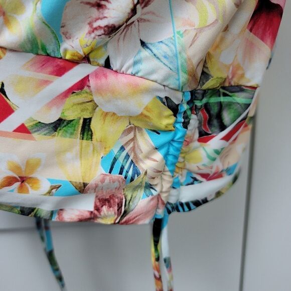 Jantzen vintage tropical blouson tankini 34D - Picture 3 of 9